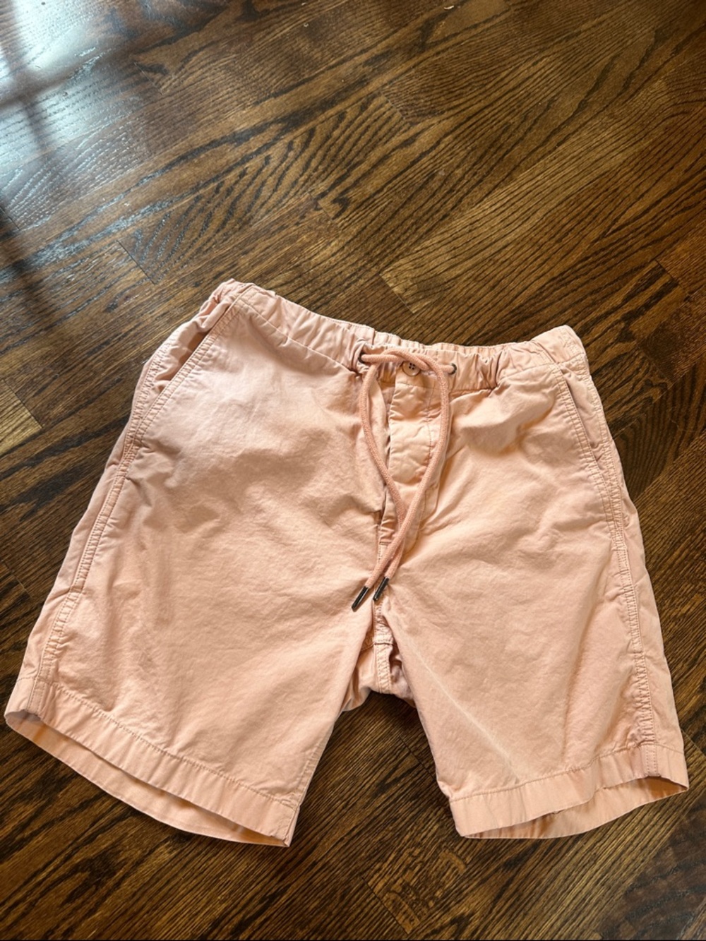Madewell Men’s Peach Drawstring shorts
